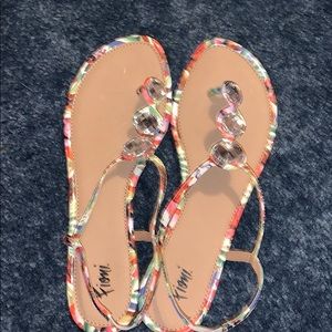 Size 9 Floral Sandals